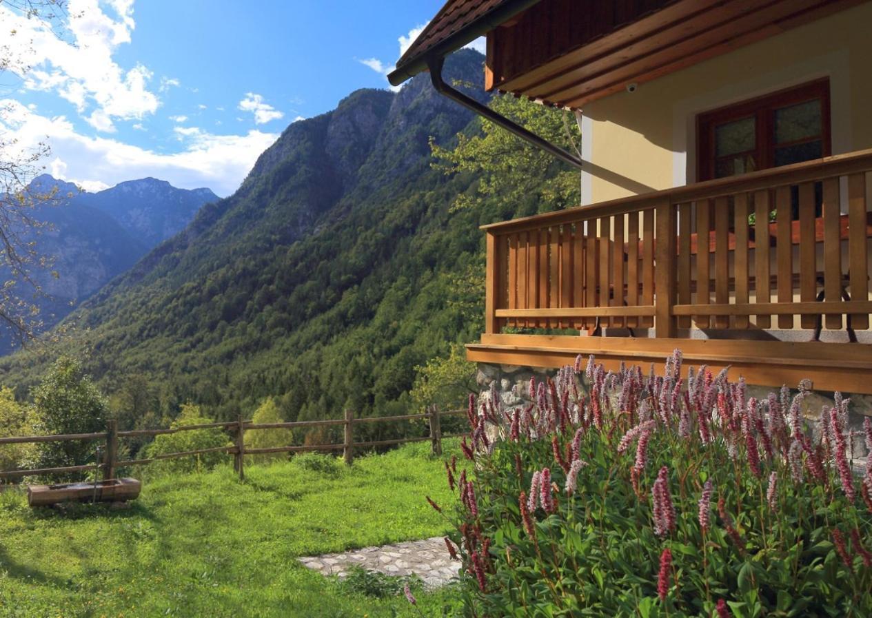 Zadnjica Holiday House Soča Eksteriør bilde